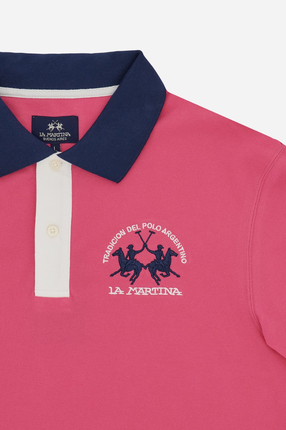 Herren Kurzarm-Poloshirt aus Stretch-Piqué mit Kontrastdetails – Trixie