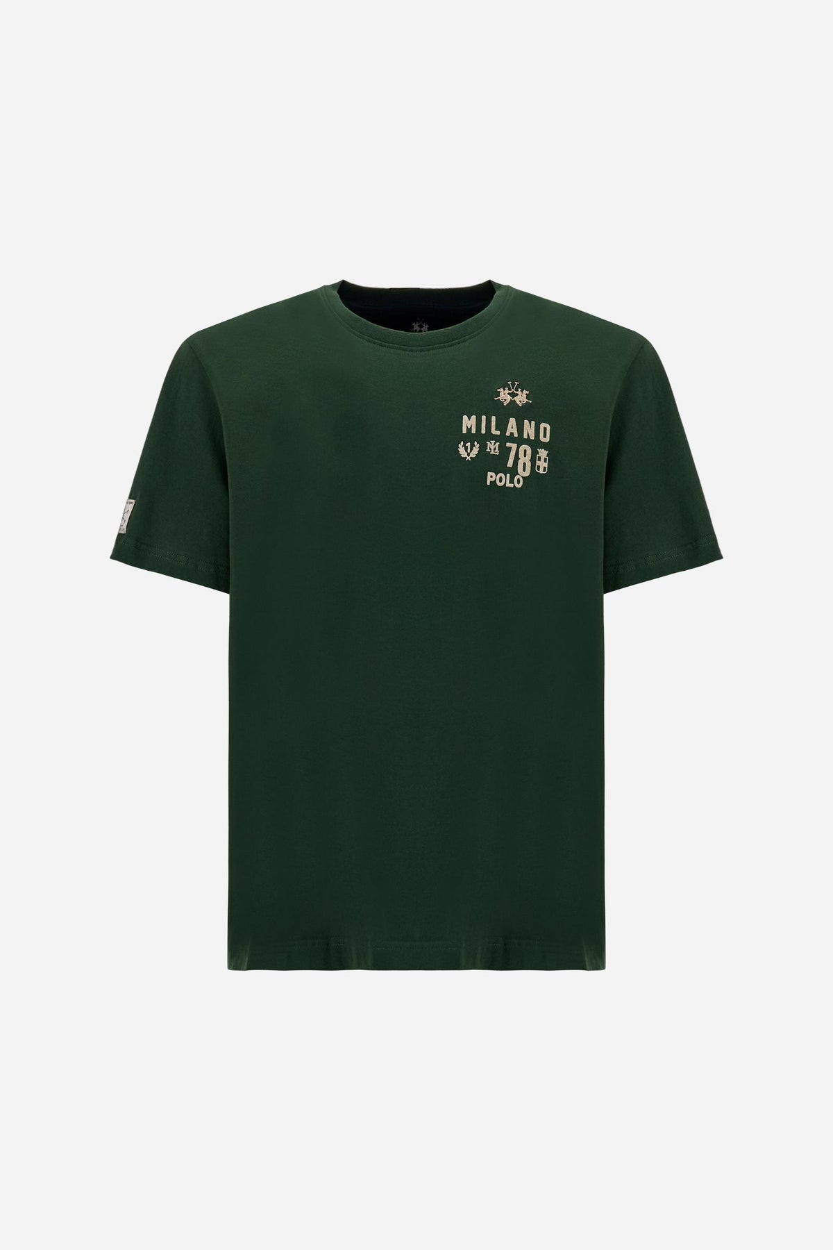 T-shirt homme à manches courtes en jersey de coton "Milano 78" - Eraldo
