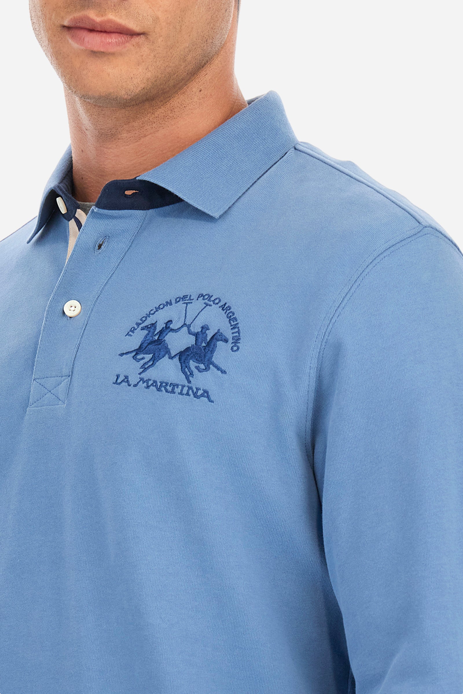 Regular-fit polo shirt in cotton - Clinton