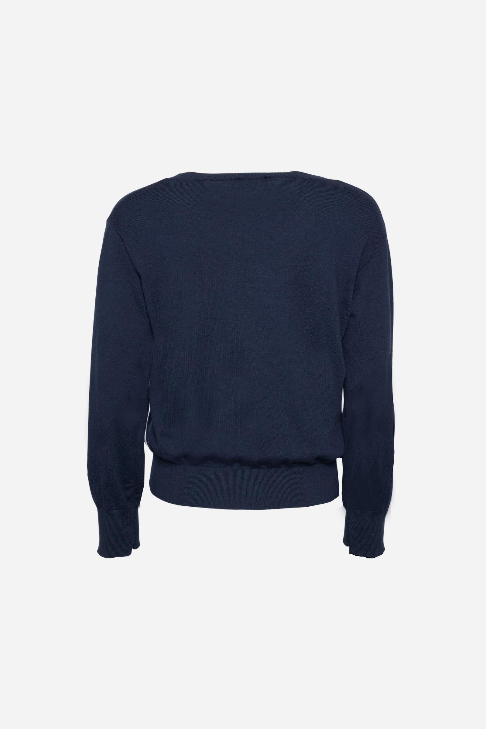 Women's sweater in cotton, wool and cashmere - Carlota