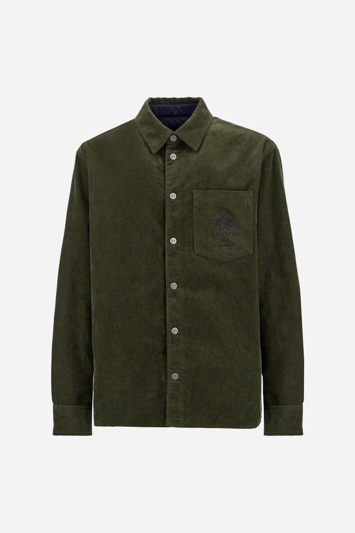 Men's padded shirt jacket in corduroy - Damion