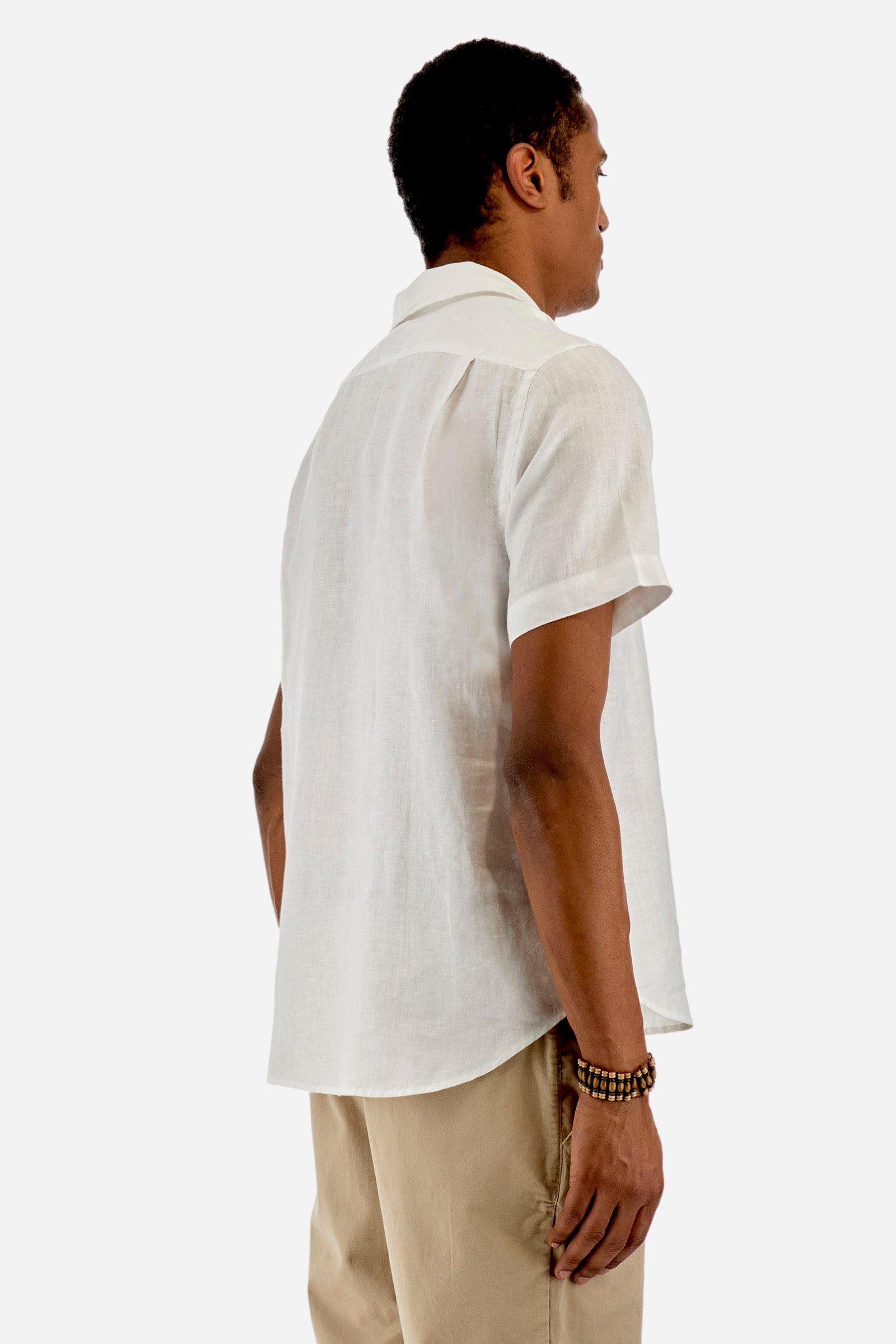 Camisa de lino de manga corta - Varoun
