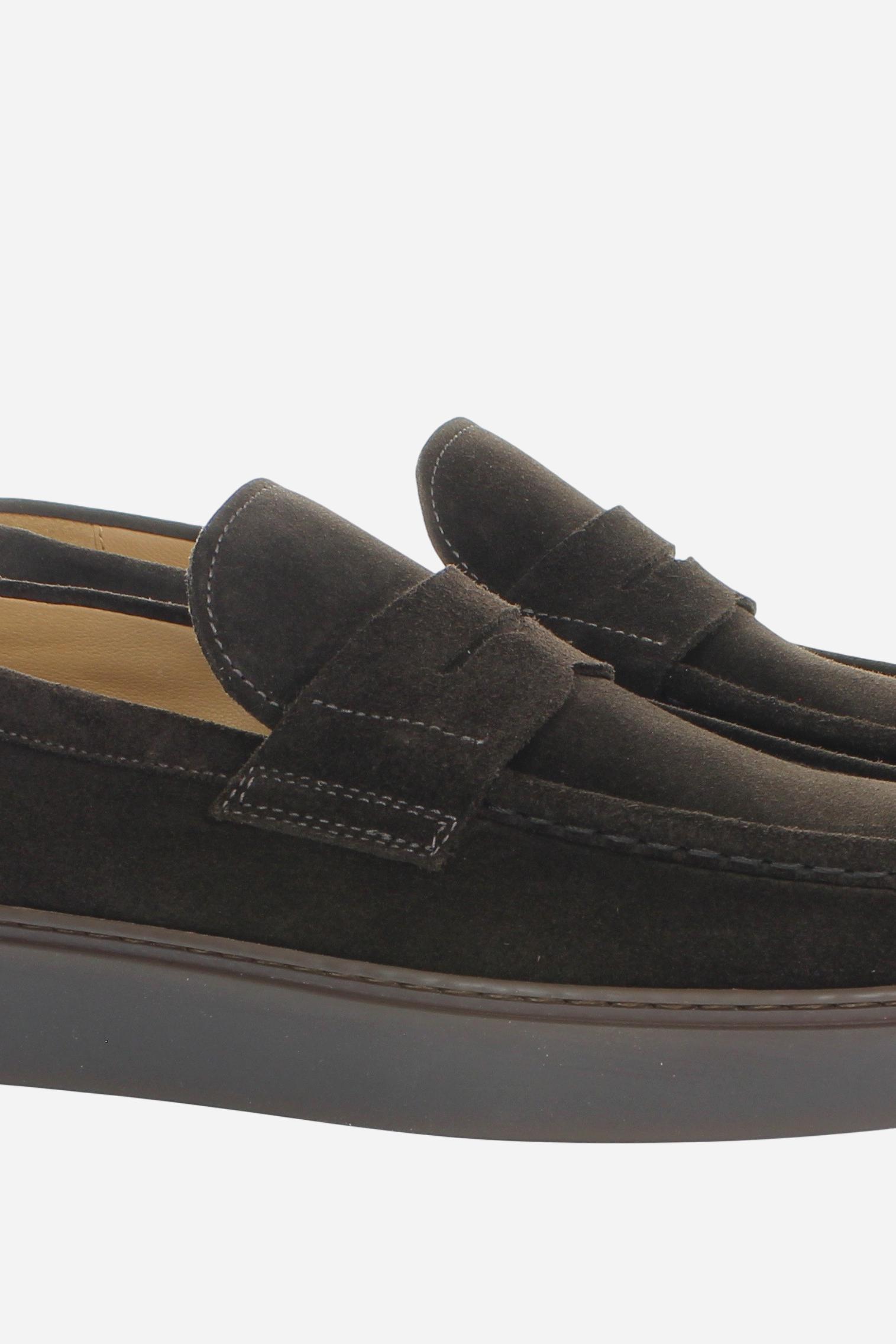 Men's loafer in treated suede - Velvet