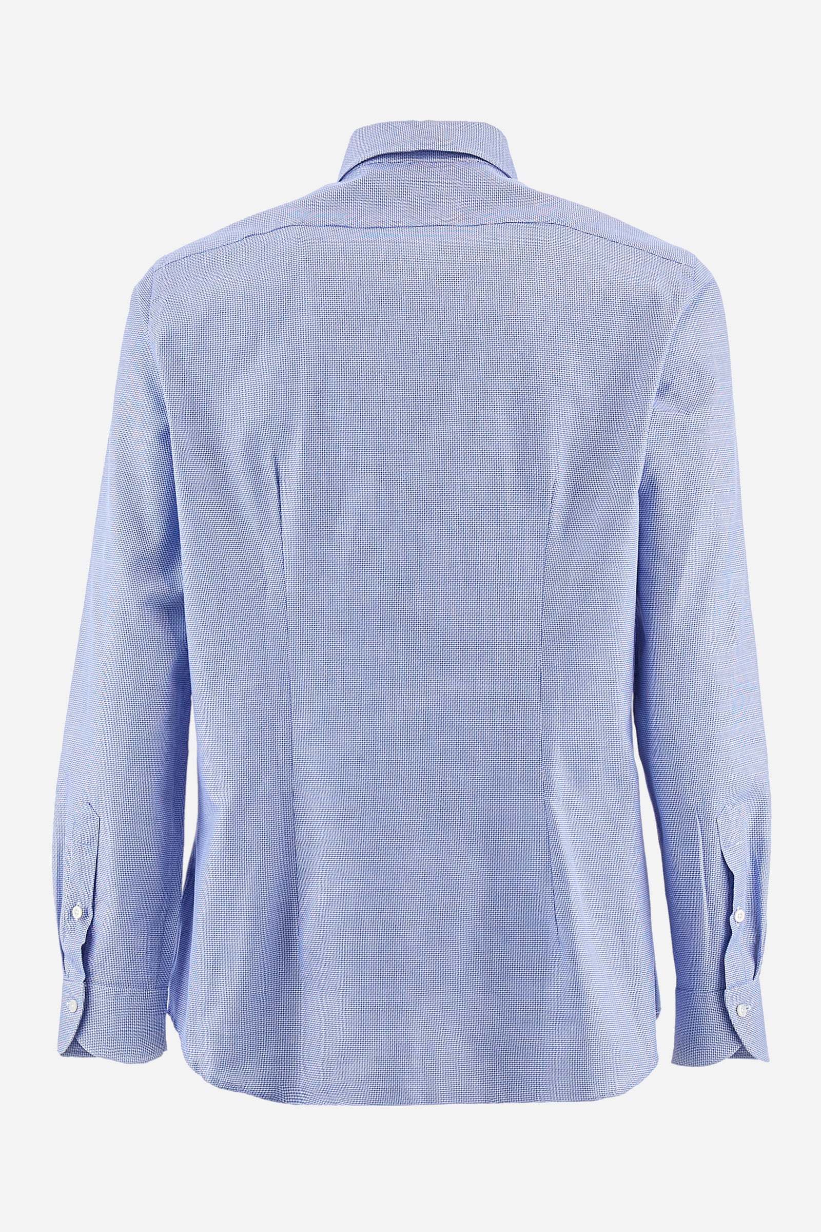 Plain-coloured cotton shirt