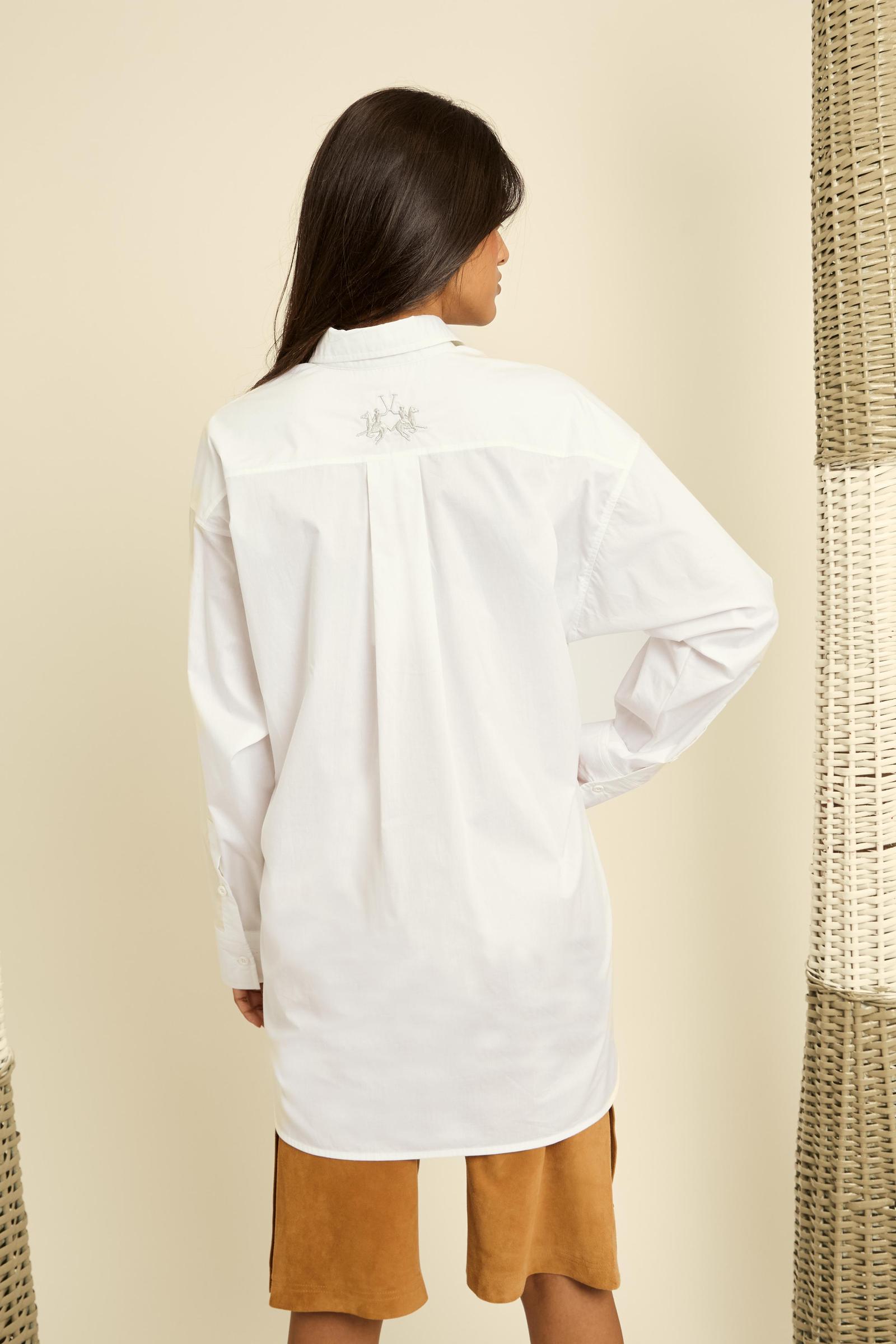 Women’s oversized cotton poplin shirt – Clara