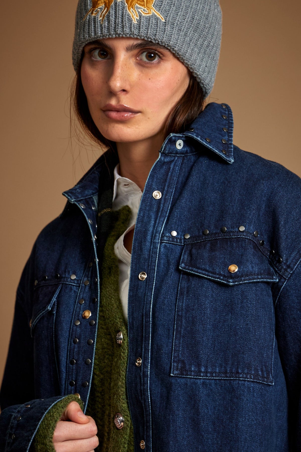 Women's oversized denim shirt - Dalma