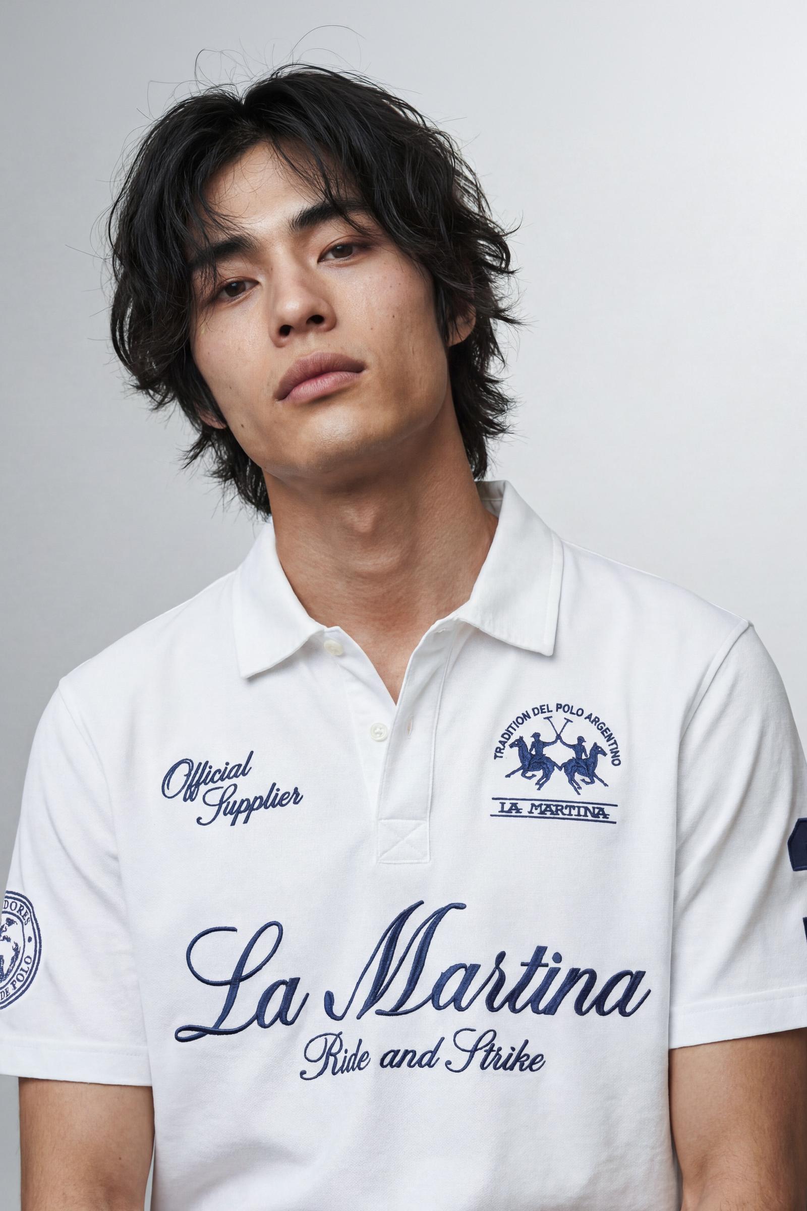 Polo manica corta in jersey di cotone – Limited Edition “Ride and Strike”