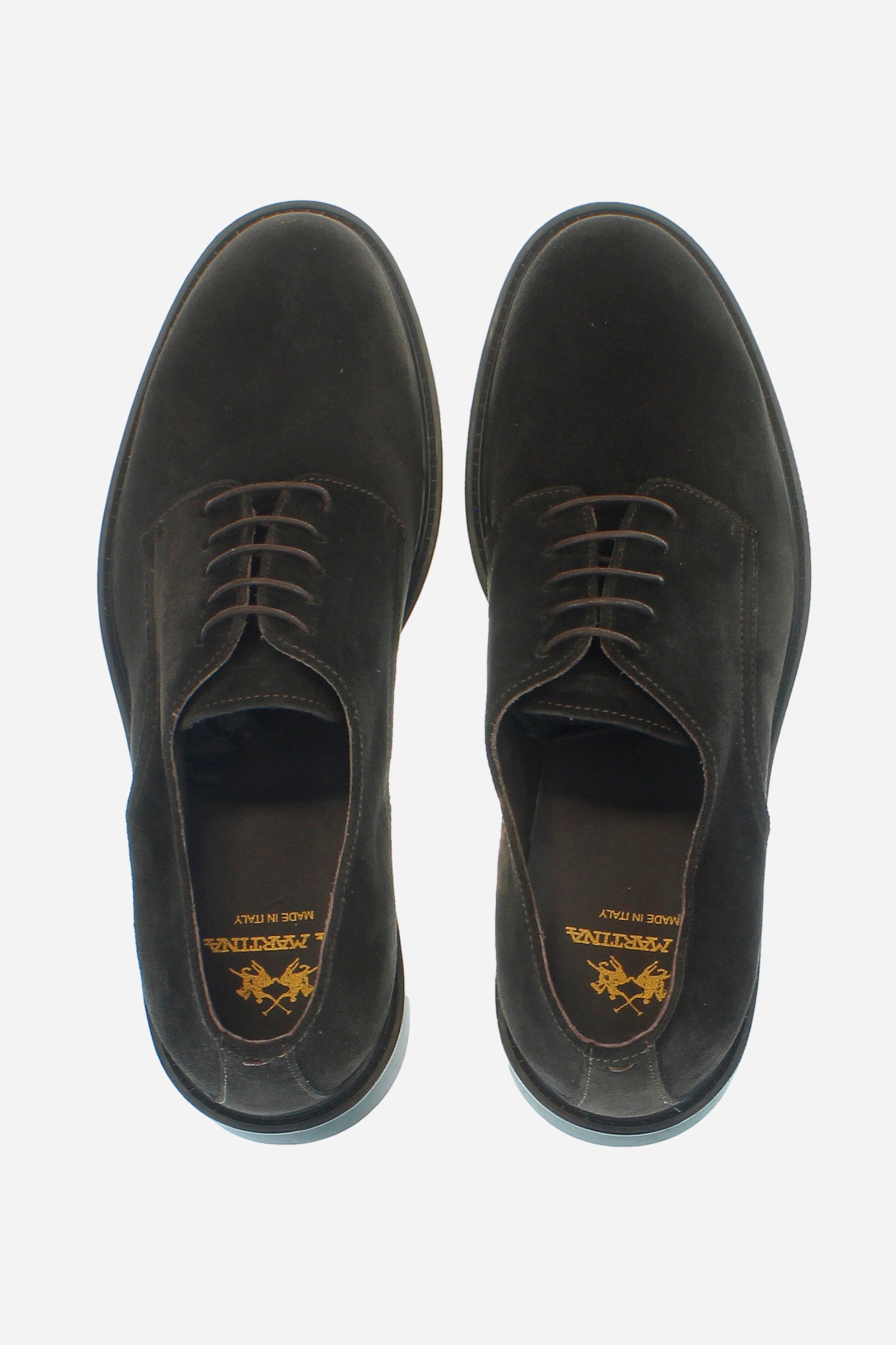 Classic men’s derby in suede