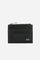 Card holder in calfskin leather with zip closure. Small and functional, ideal for storing cards and coins. - Black                                                                                                                                                                                                                                                                                                                                                                                                              