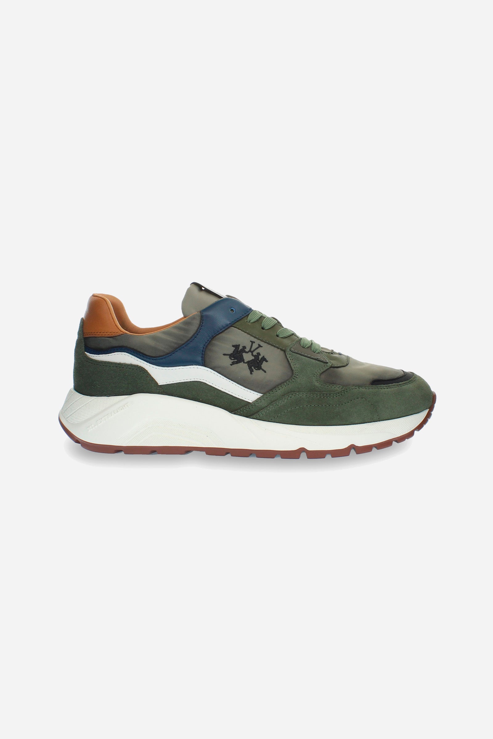 Men's multi-coloured trainer in suede - "INDIPENDENCIA 1810"