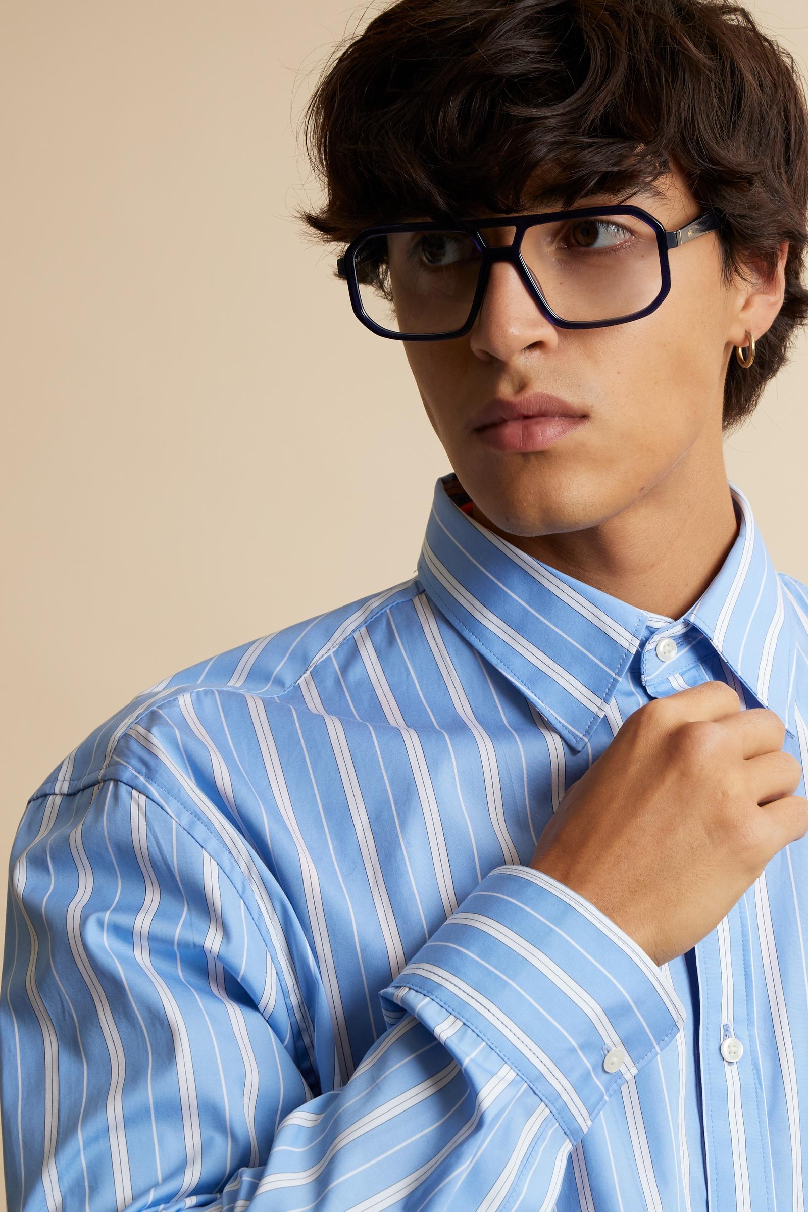 Men’s poplin striped shirt - Charles