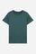 Short-sleeved T-shirt for boys made from 100% cotton jersey in a solid colour. The style features a regular fit, straight line and tonal ribbed crew neck. The brand’s Iconic graphics, printed in contrast on the chest and sleeve, give the garment a sporty and recognisable style. A versatile T-shirt, perfect for completing seasonal casual looks. - Pineneedle