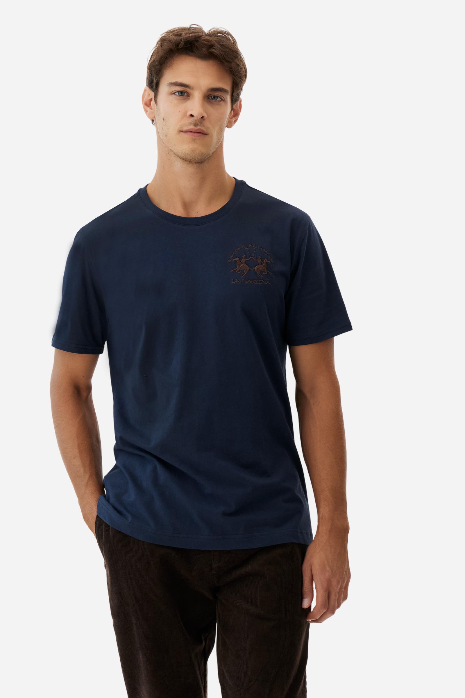 Camiseta de hombre de algodón con logo Team - Bienvenido