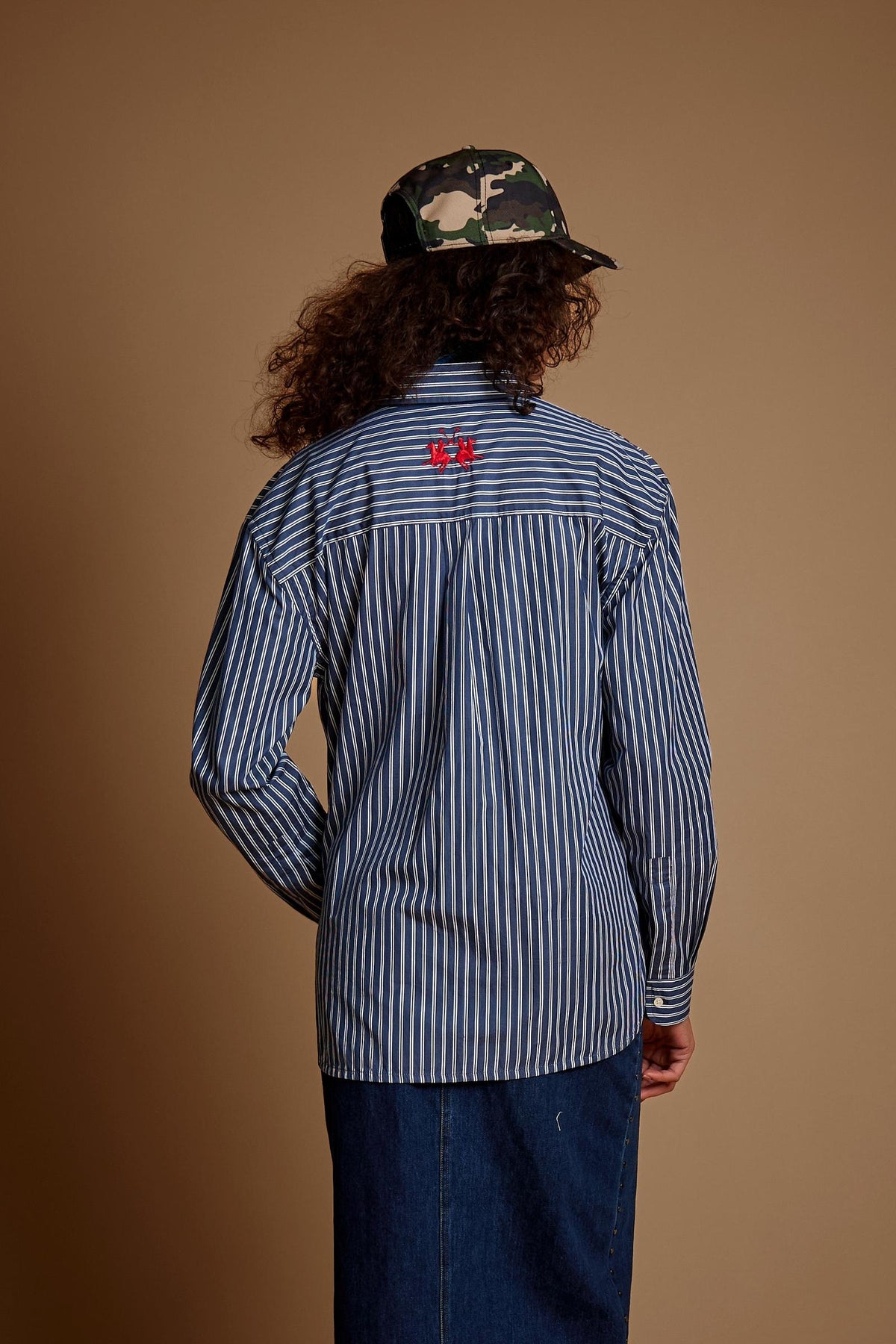 Women's striped cotton poplin shirt - Danila