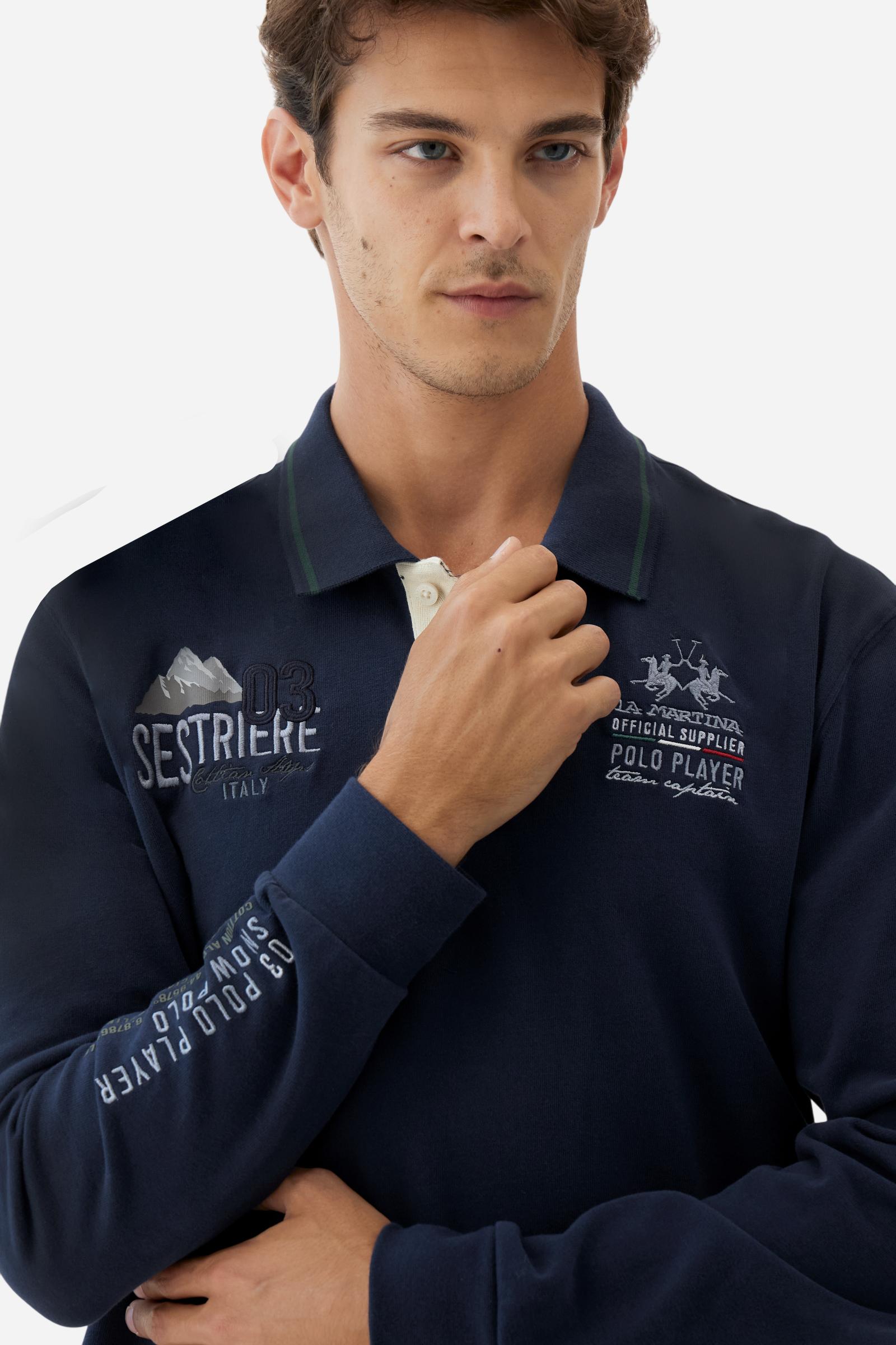 Polo de hombre en jersey soft-touch - Benton
