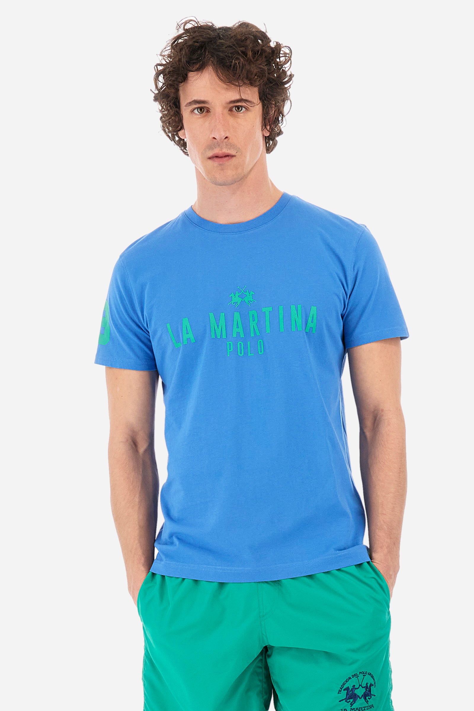 T-shirt regular fit in cotone - Ysmael