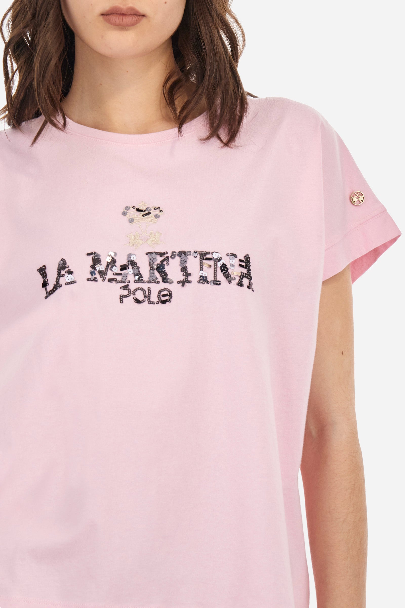 T-shirt coupe classique en coton jersey - Adelina