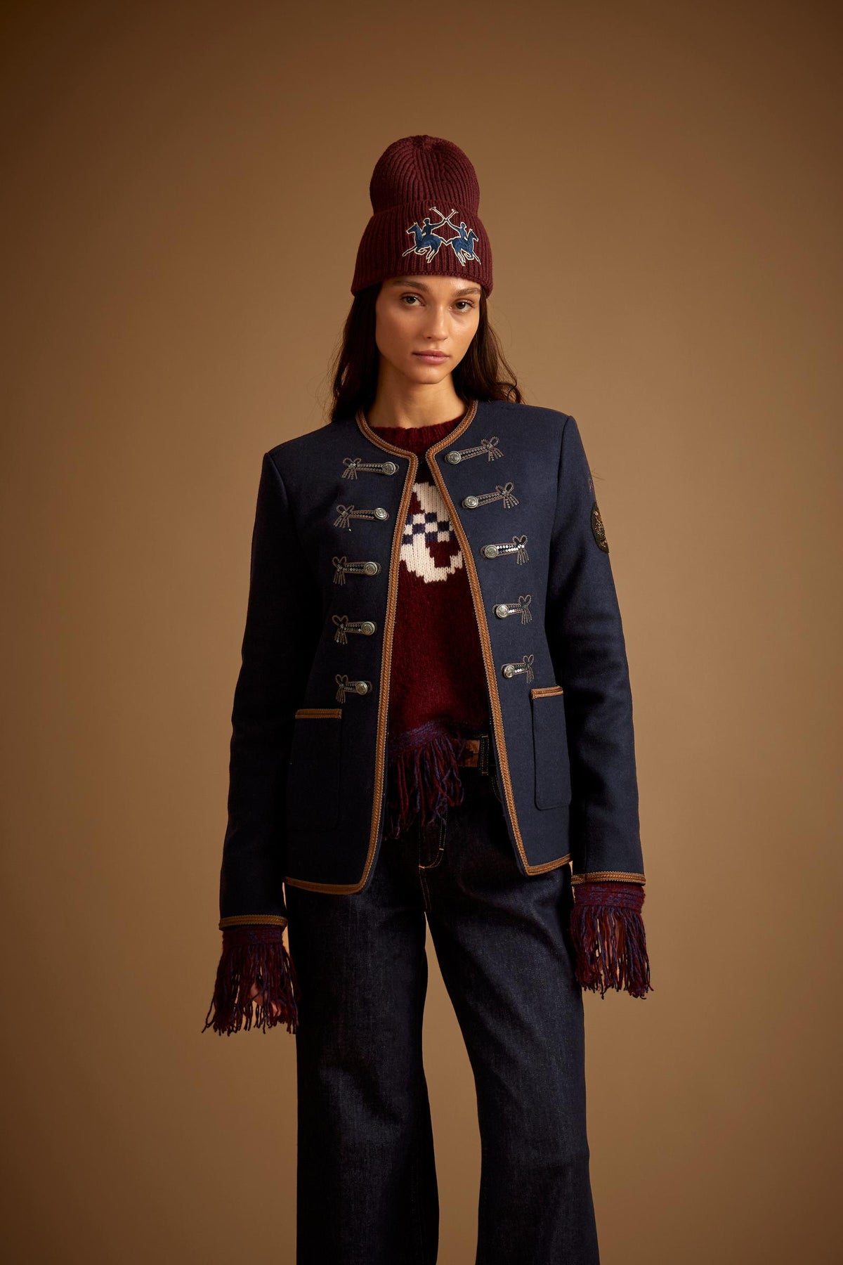 Women's military jacket in wool felt Guards - Daly
