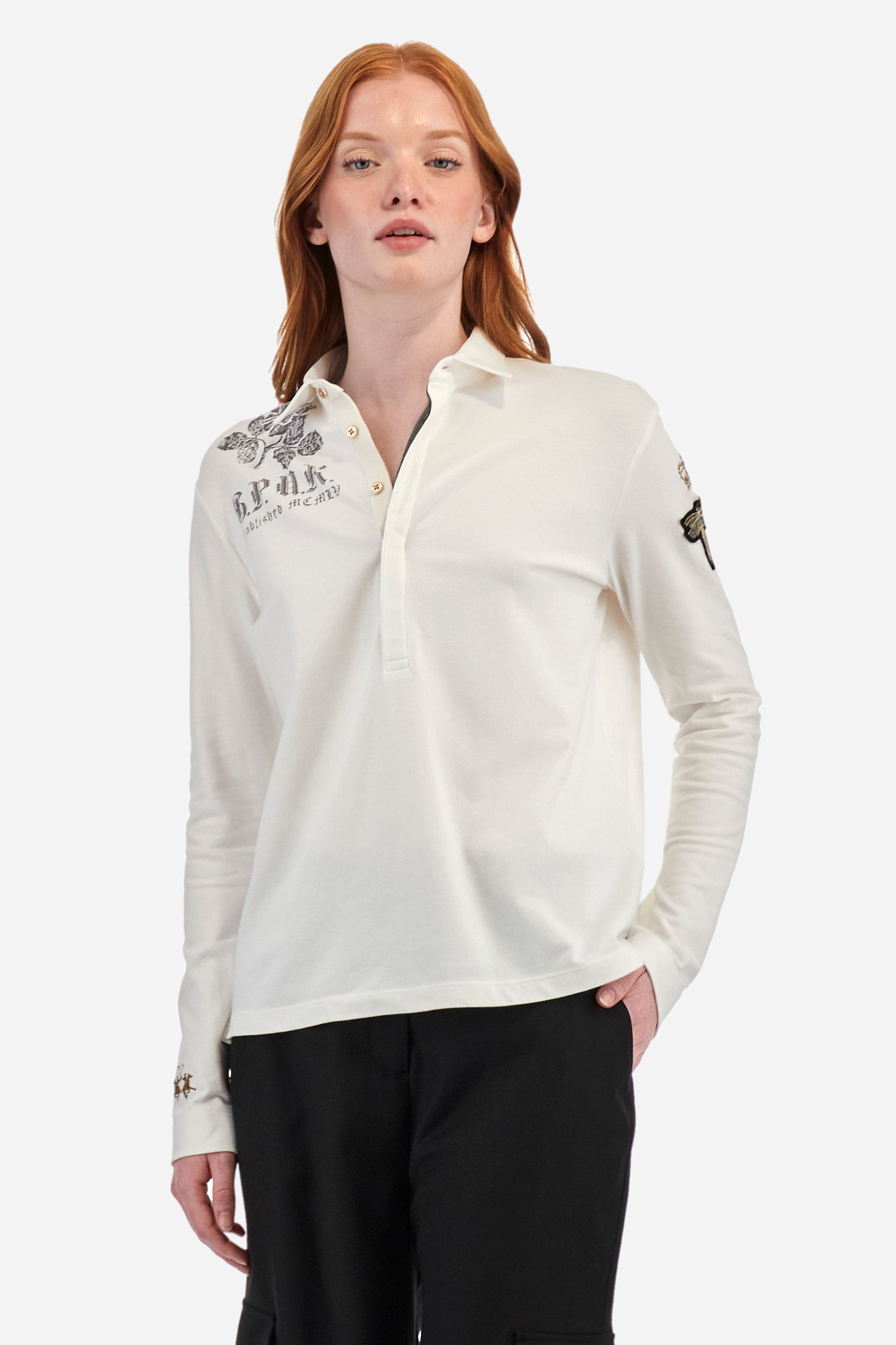 Polo regular fit in cotone elasticizzato - Zada