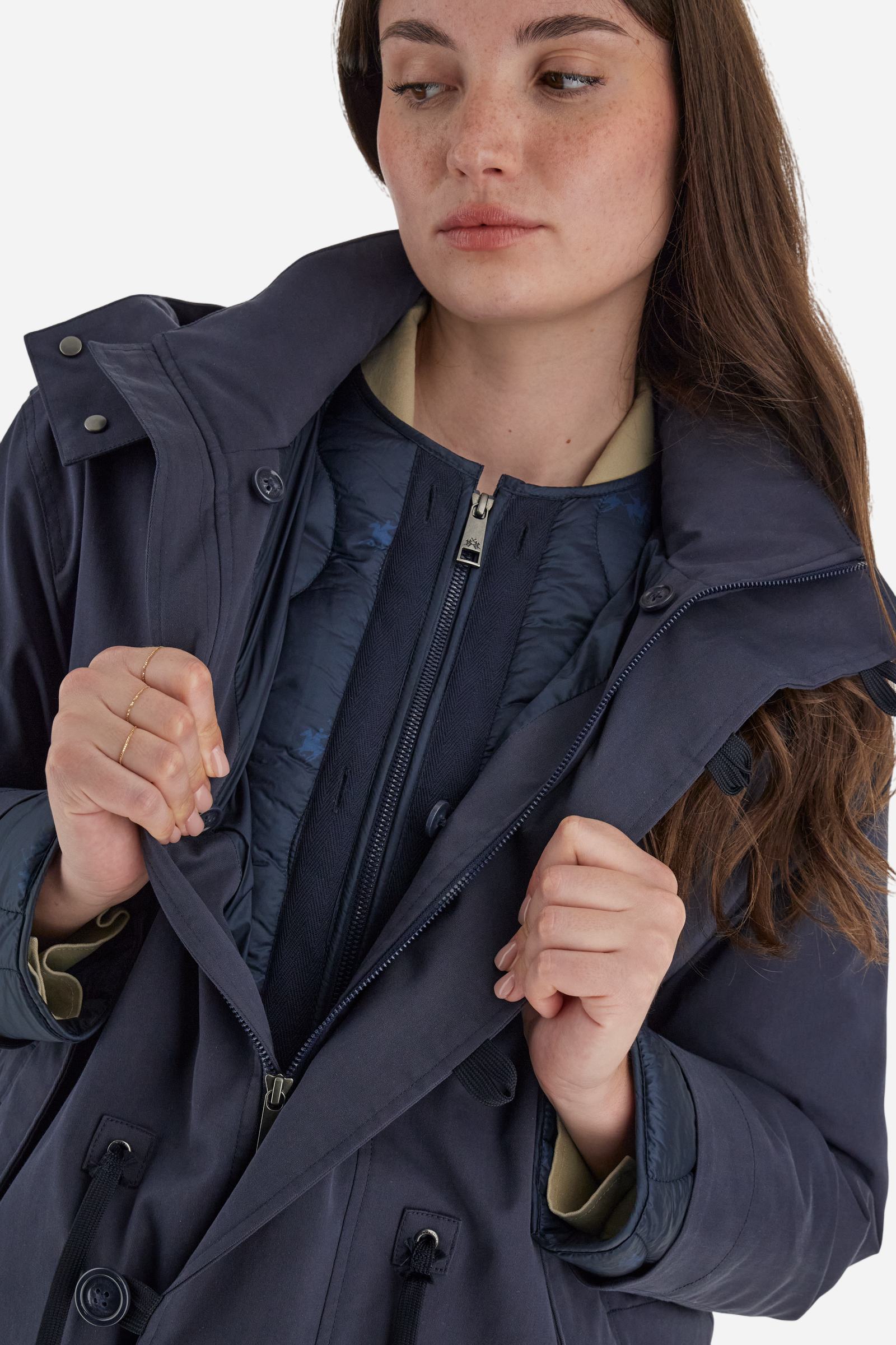 WOMAN PARKA COTTON NYLON TWILL