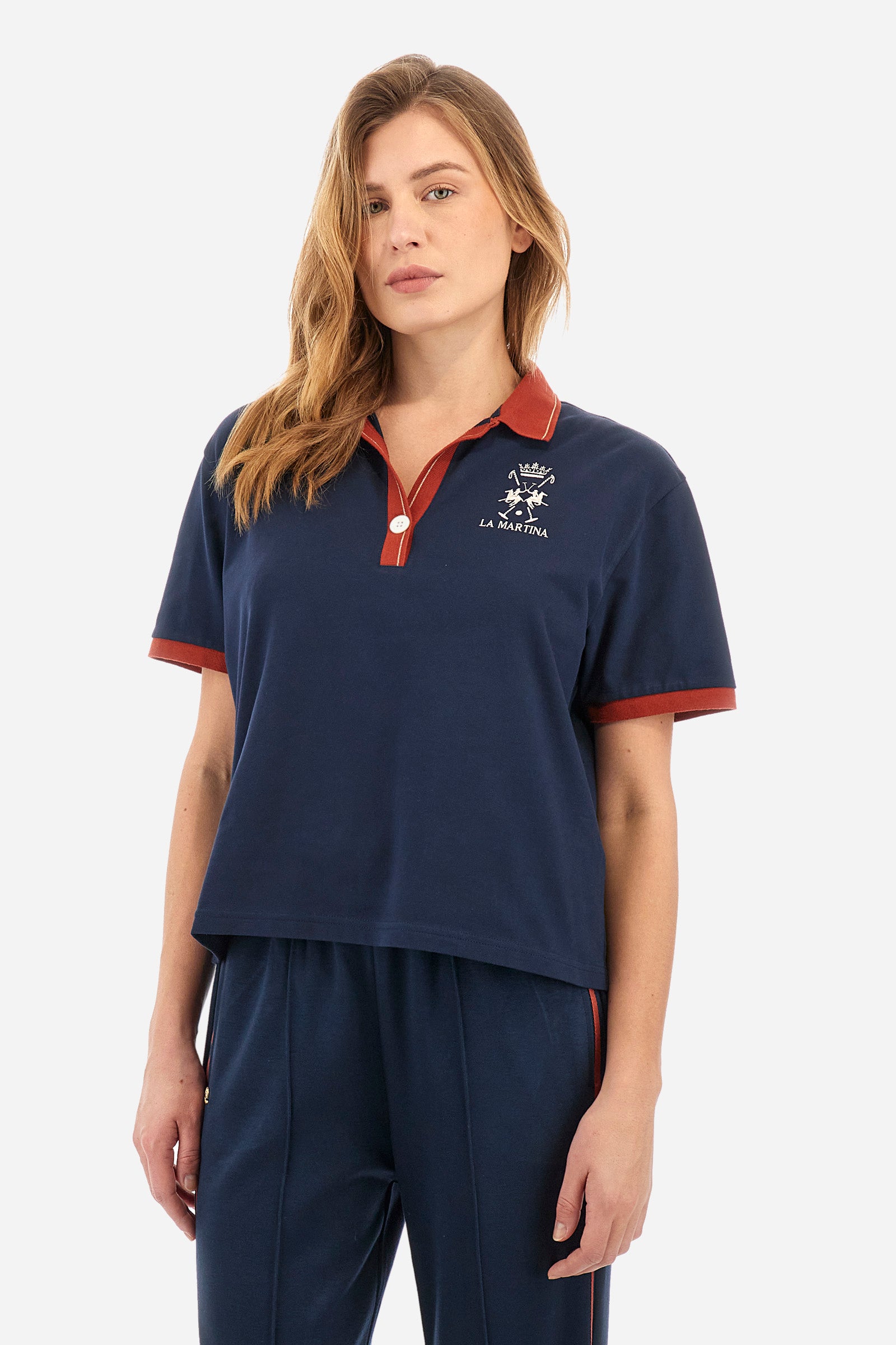 Women's regular fit polo shirt - Yaayaa