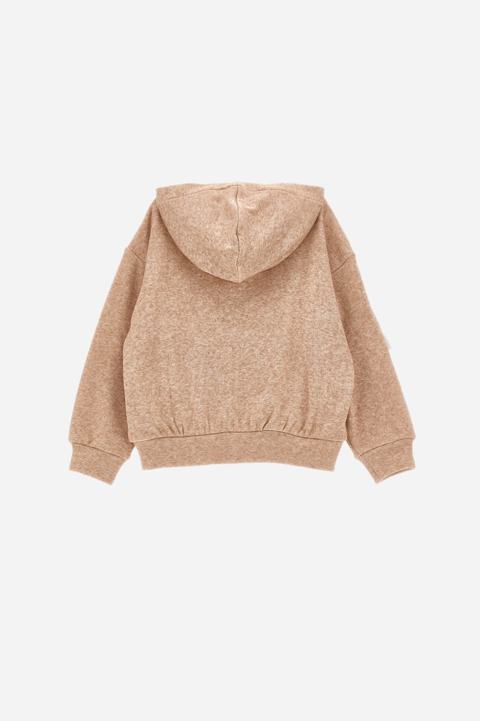 Girls' plush-effect sweatshirt