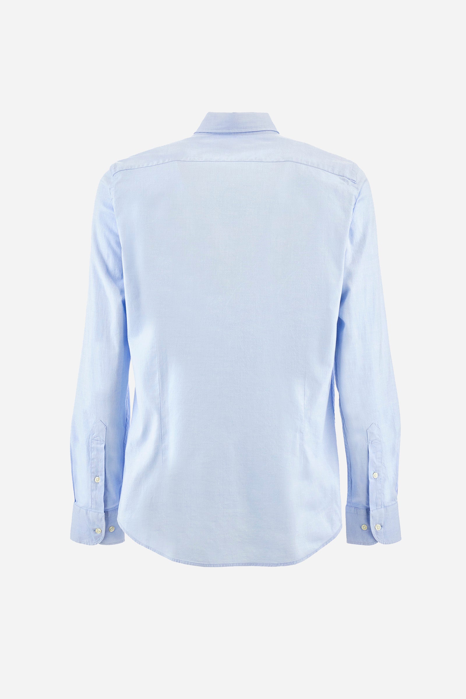 Men’s shirt in cotton slim fit long sleeves
