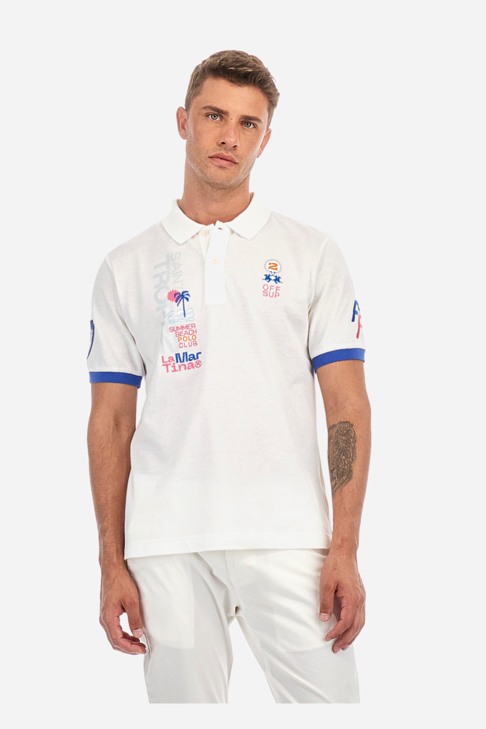 Poloshirt aus Baumwolle, Regular Fit – St. Tropez Summer Capsule