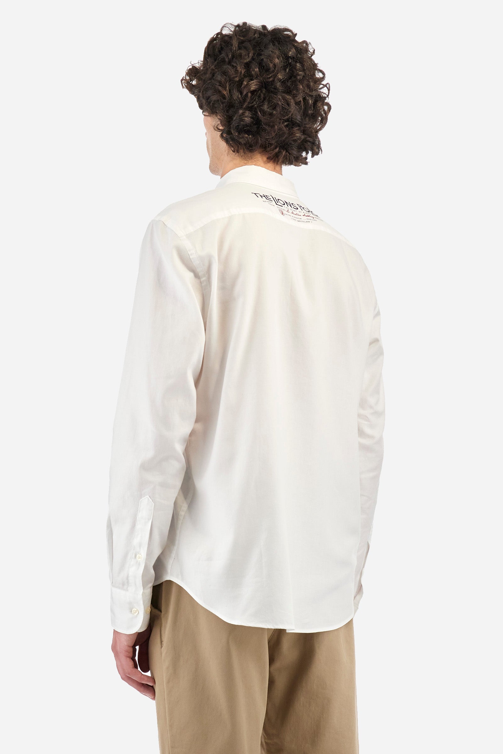 Chemise coupe classique en coton stretch - Zackarey