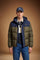 Men's down jacket with hood in nylon and feather - Dalton