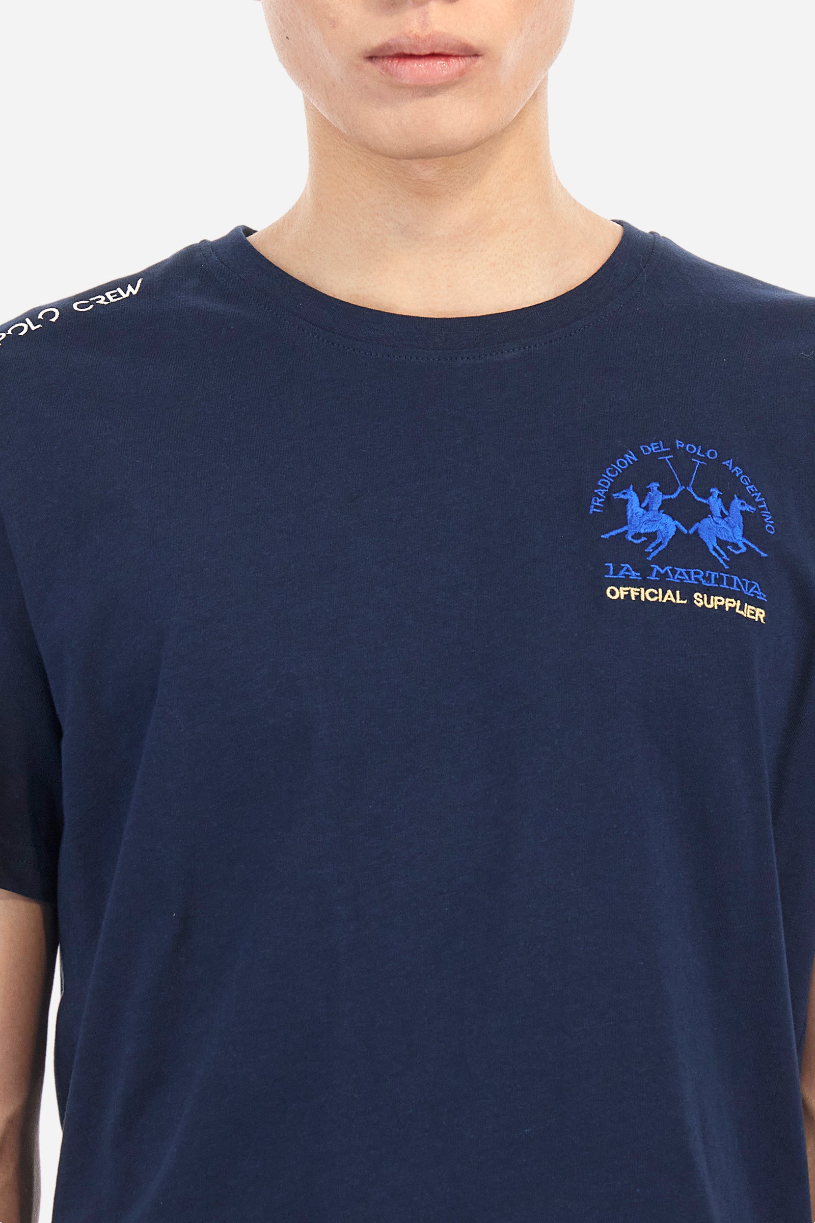 Team T-shirt with embroidery and back print - Arata