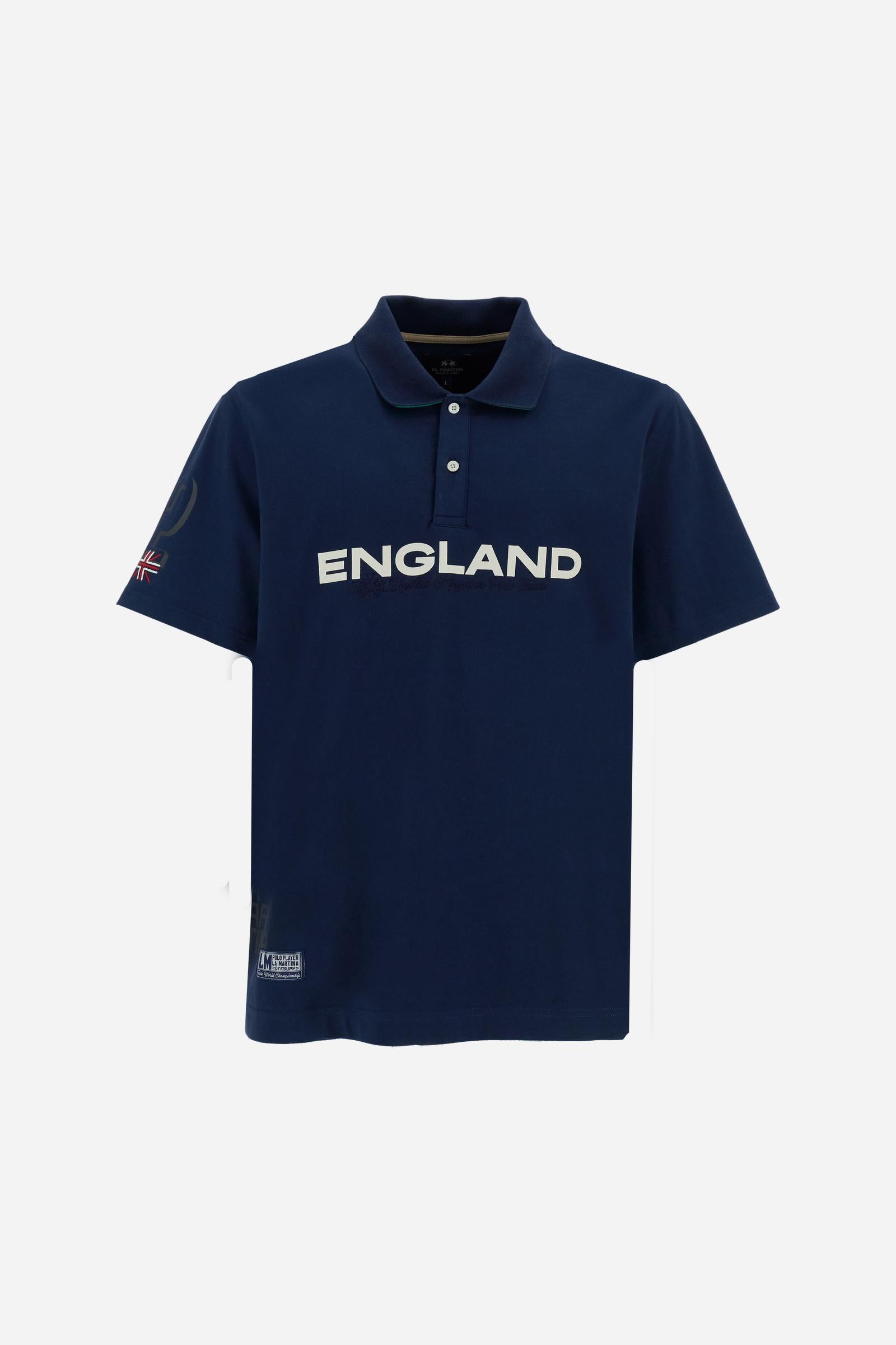 Herren Poloshirt aus Baumwolljersey England Edition - Cosmo