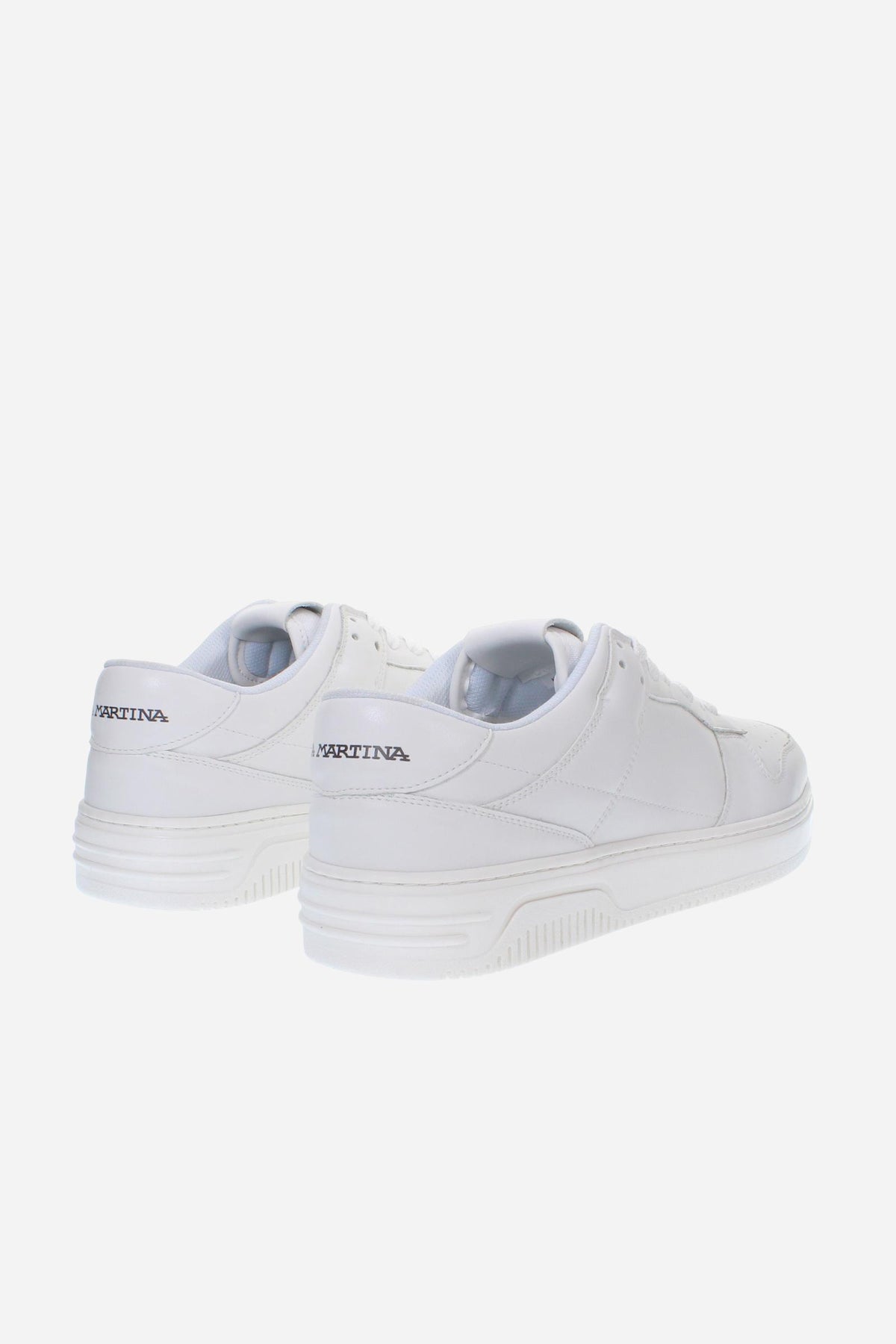 Men's sneaker with soft leather upper, two-tone rubber sole, Strobel construction for flexibility, and a personalized footbed for all-day comfort and urban style. - Optic White