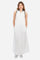 Single-colour sleeveless dress made of elasticated cotton. French collar. With a V-neck and two-button fastening. Armholes and collar in a different shade from the main garment, for a contrasting effect. Soft, straight-cut, foot-length silhouette. Featuring two front welt pockets. Featuring a small embroidered logo on the front. The back features printed symbols and the words "St.Tropez" and "La Martina". The fit is regular. The model wears a size 2. - Optic White