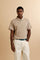 Men’s short-sleeve slub cotton jersey polo shirt. Comfort fit with iconic details inspired by the 19-42 model. - Humus                                                                                                                                                                                                                                                                                                                                                                                                          