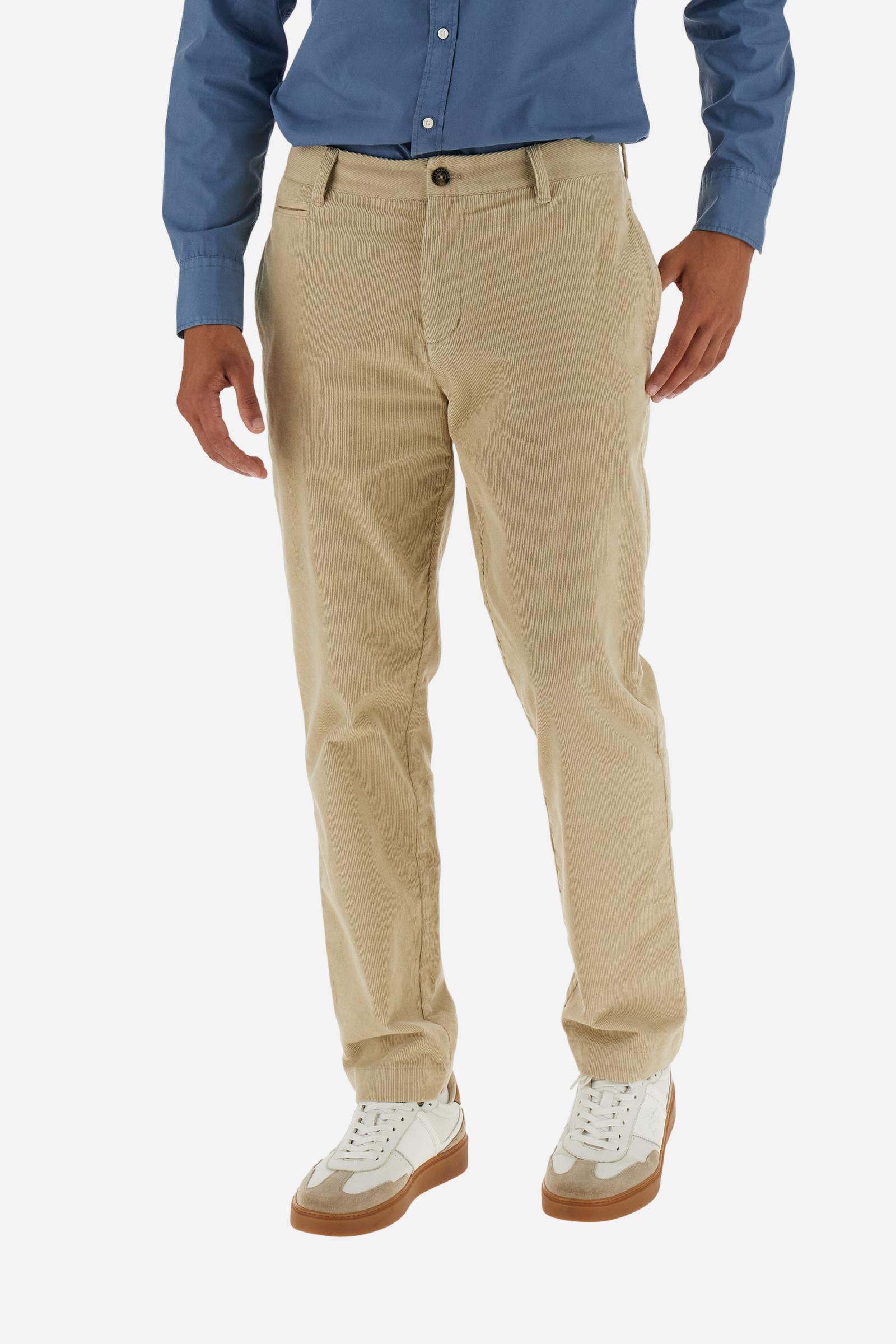 Pantalón chino de hombre en pana de cotelé - Bronte