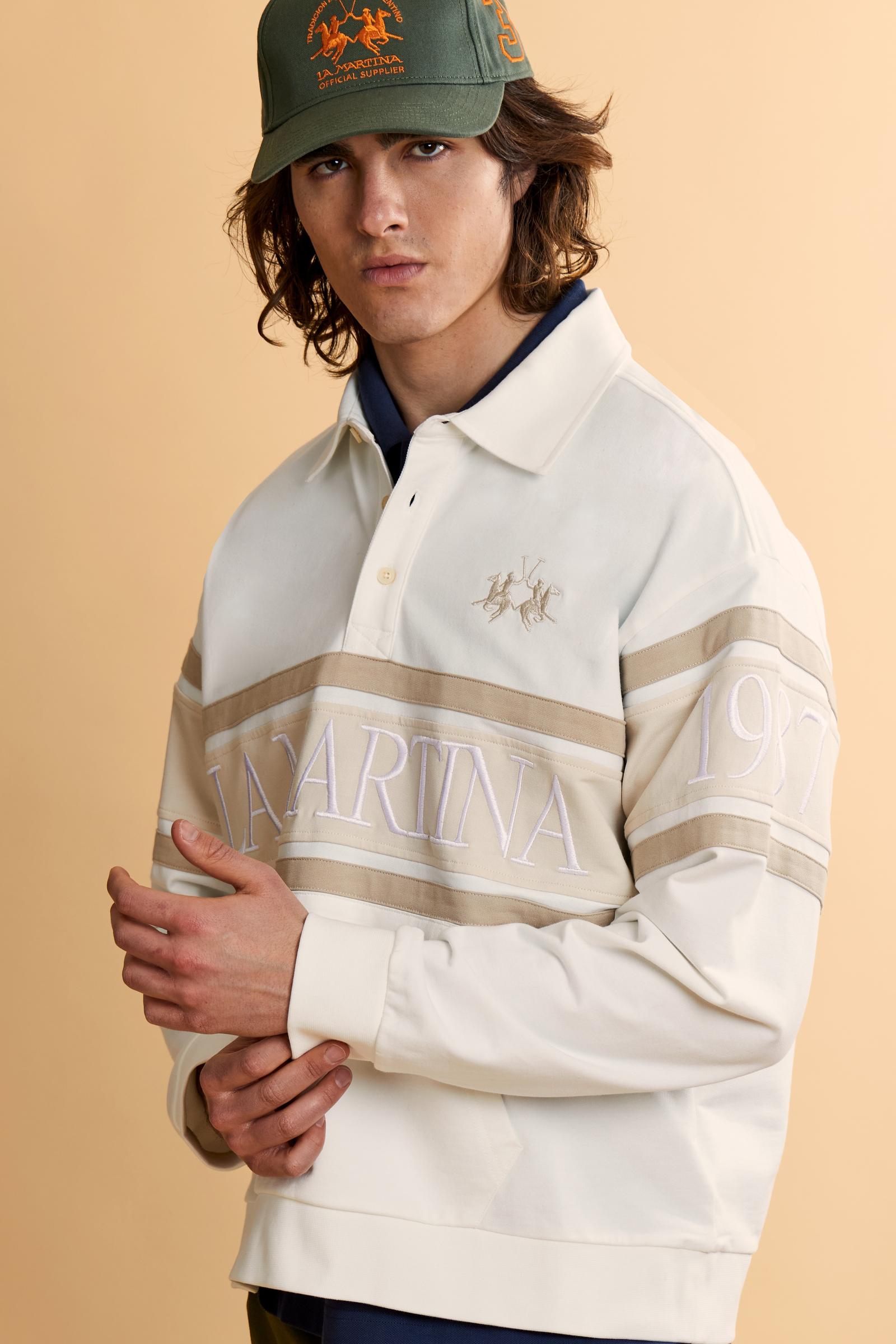 Mike Terry Mit Herren Sweatshirt aus French Terry mit Kontraststreifen - Chente – La ...