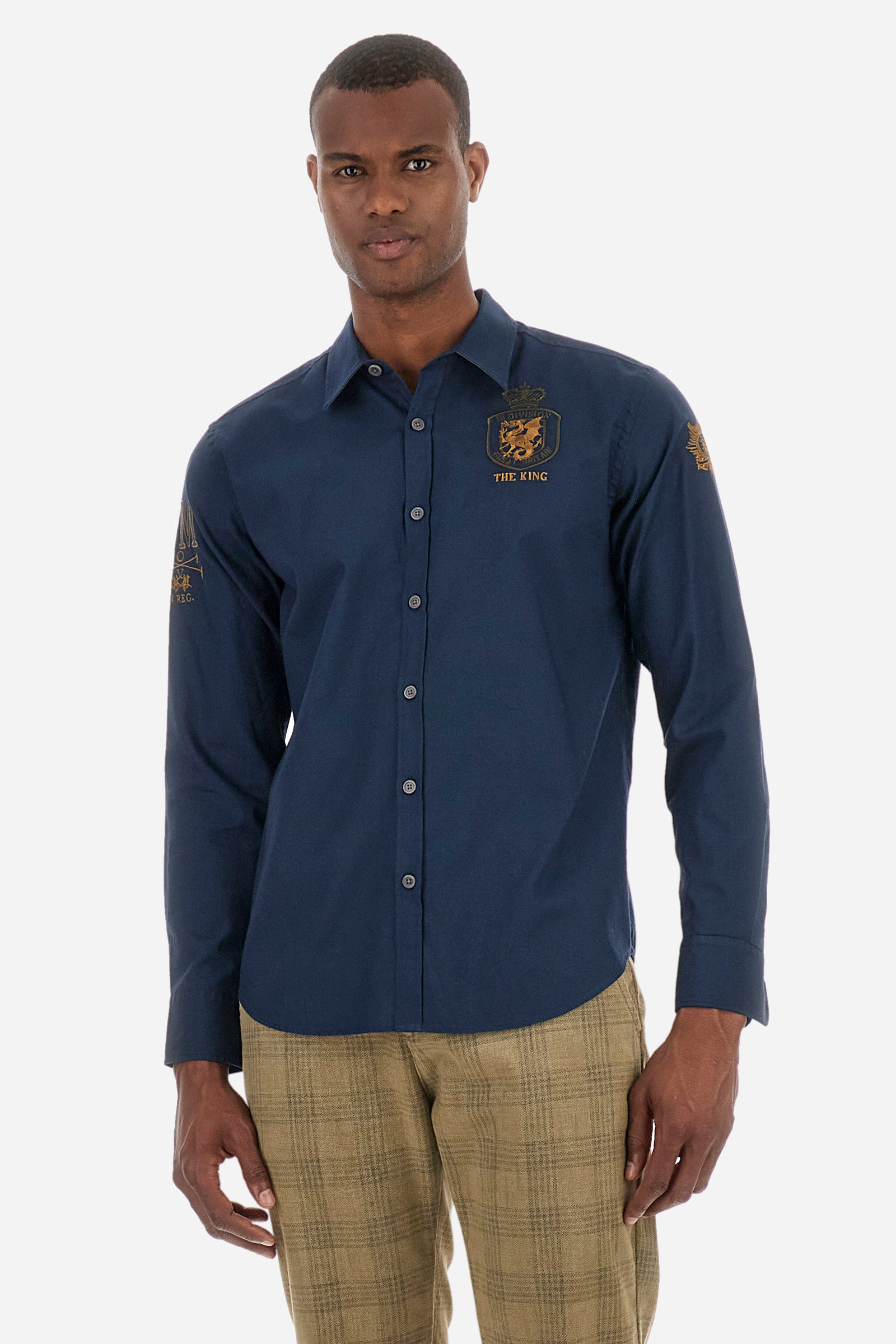 Camicia Guards regular fit in cotone - Zackerias