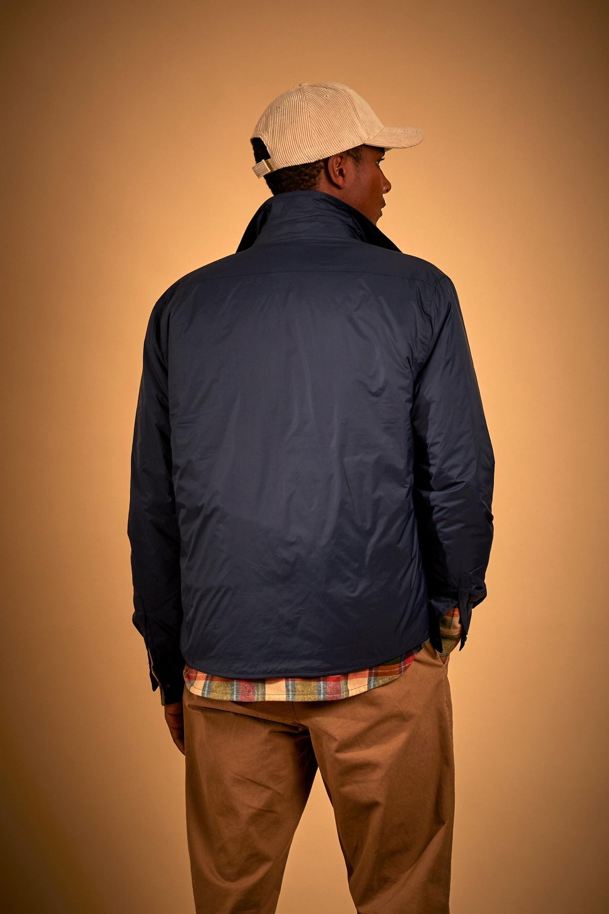 Men's padded nylon shirt-jacket - Delbert
