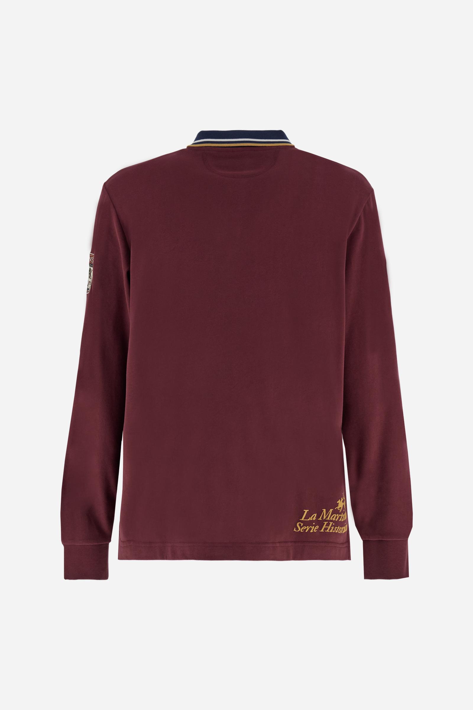 Men’s soft‑touch jersey polo shirt - Bertram