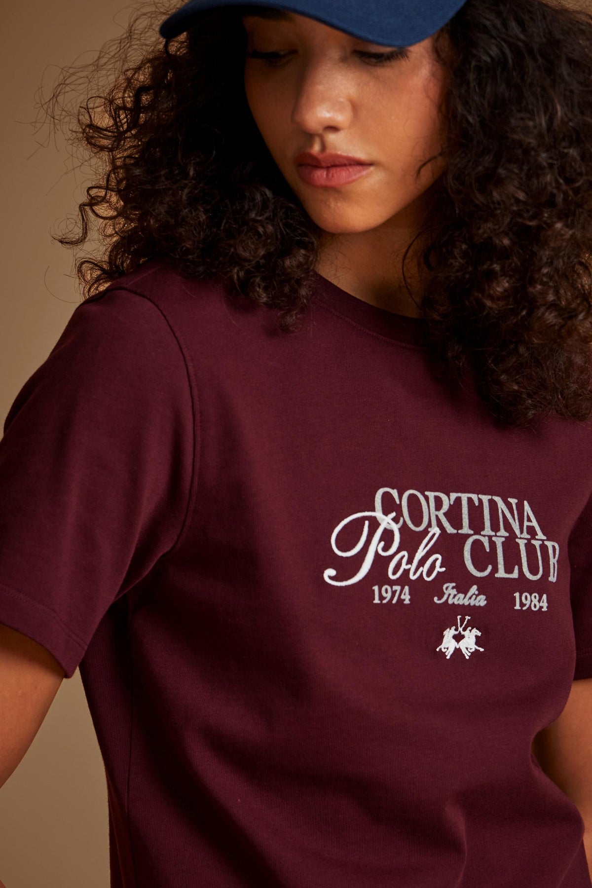 T-Shirt Damen Kurzarm Jersey Baumwolle Cortina - Eliza