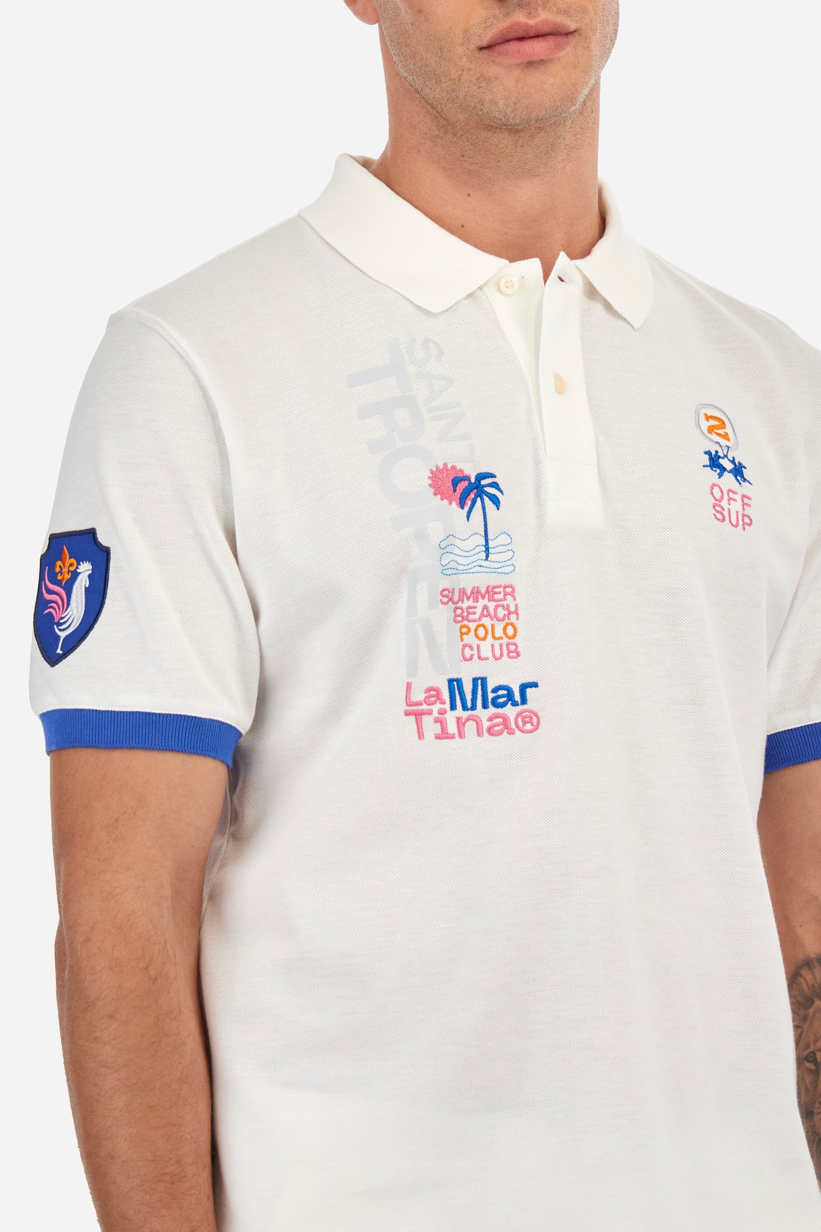 Poloshirt aus Baumwolle, Regular Fit – St. Tropez Summer Capsule