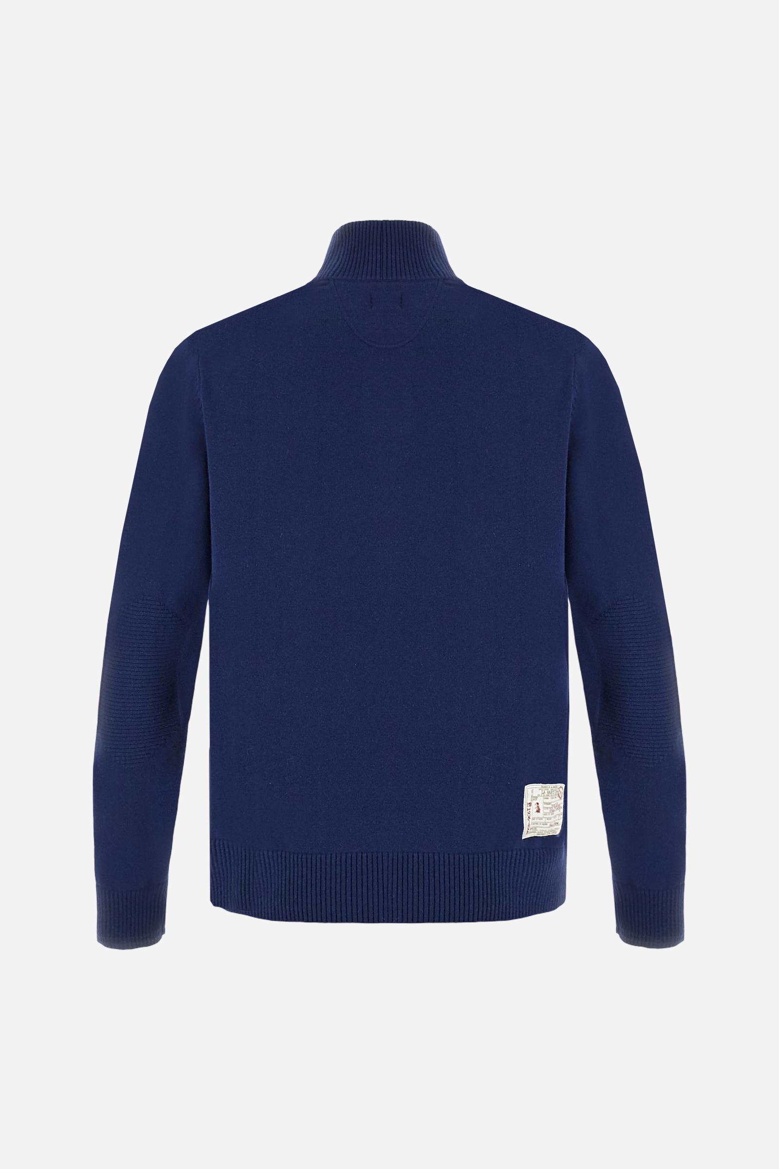 Men’s full zip wool blend sweater Polo Team - Bradford