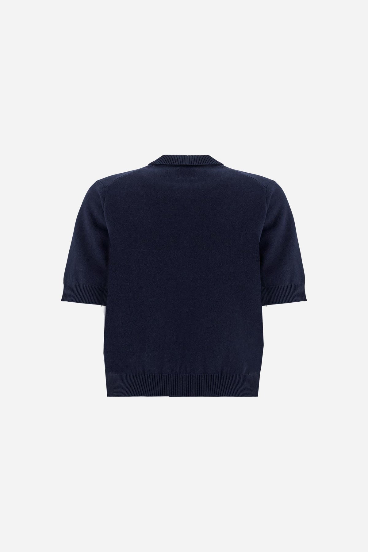 Damen-Polo aus Baumwollstrick mit großem Logo - Eduarda