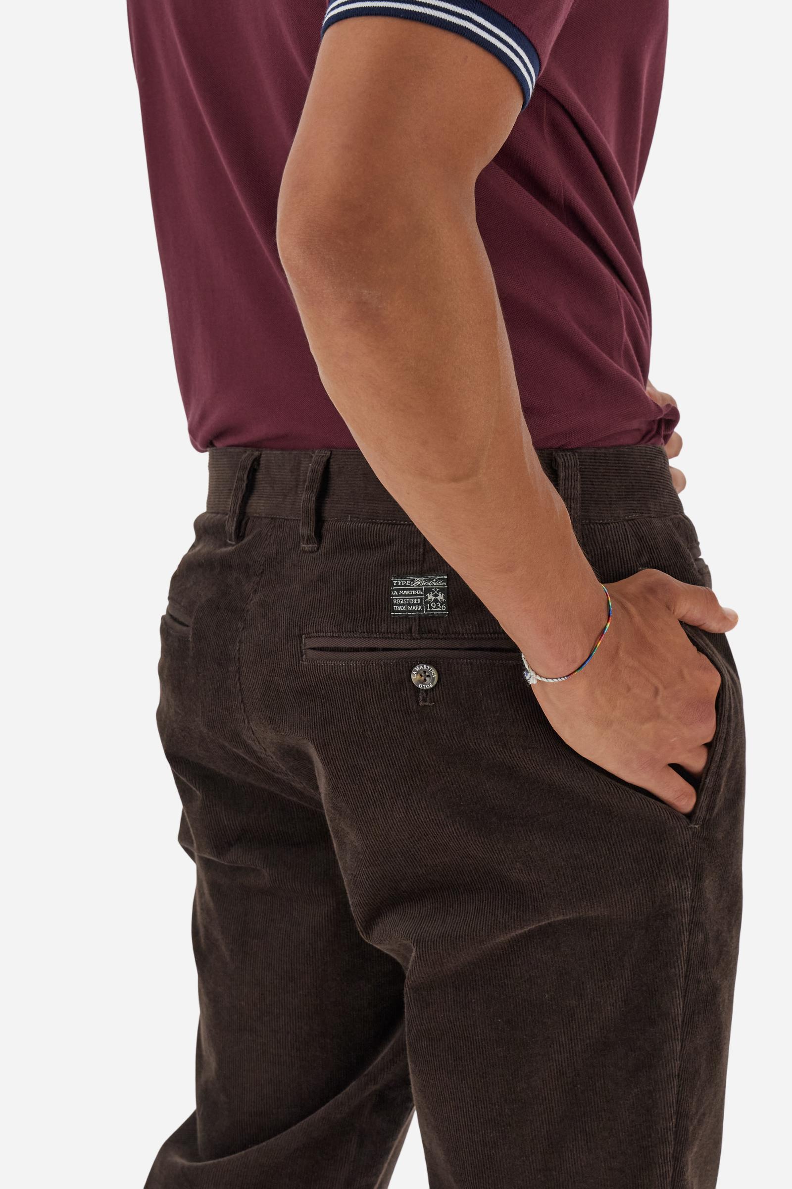 Pantalón chino de hombre en pana de cotelé - Bronte