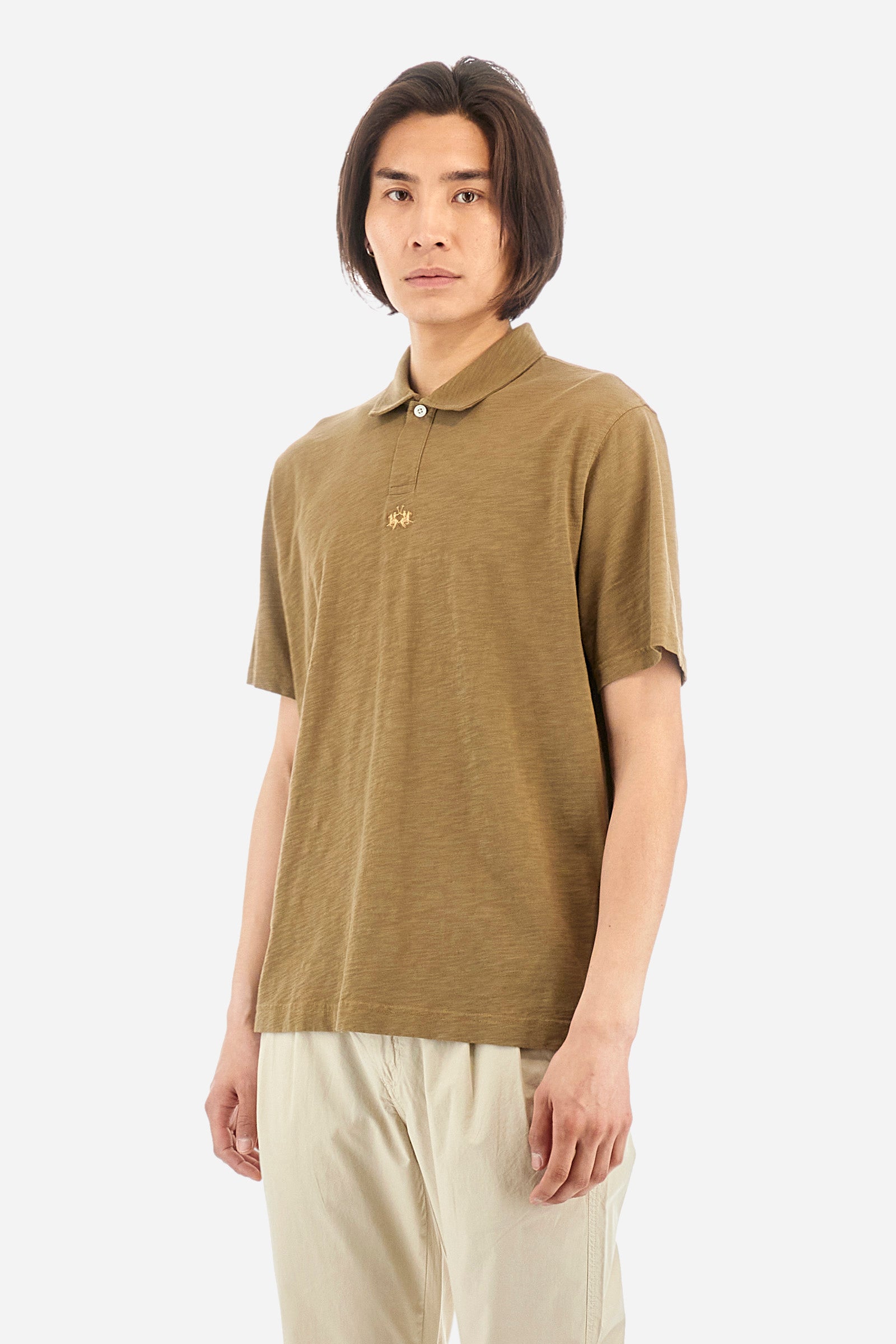 Regular-fit polo shirt in cotton - Yoojoon