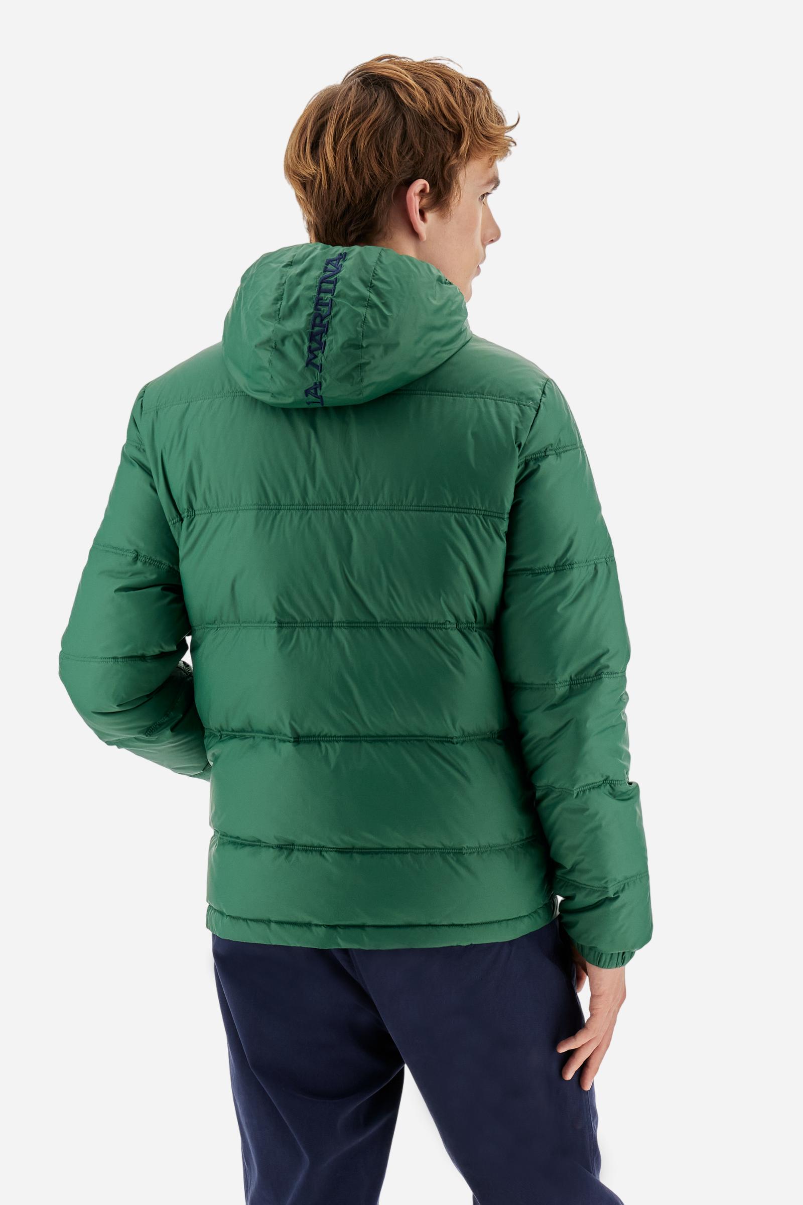 Men’s nylon down jacket with feather padding - Bertrand