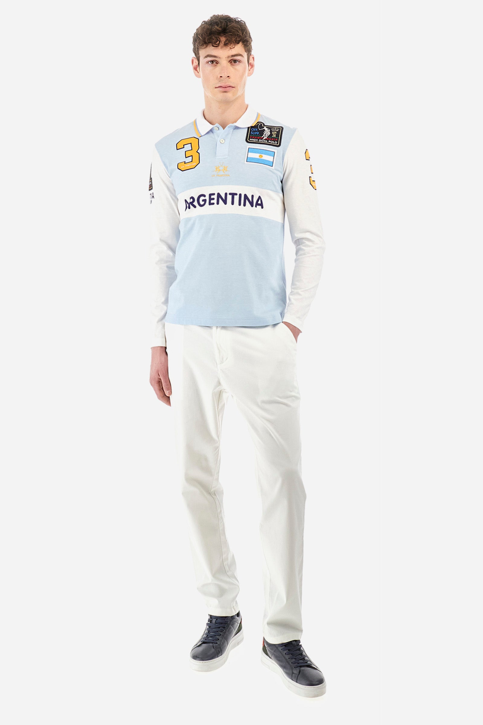 Long-sleeved Team polo shirt - Argentina