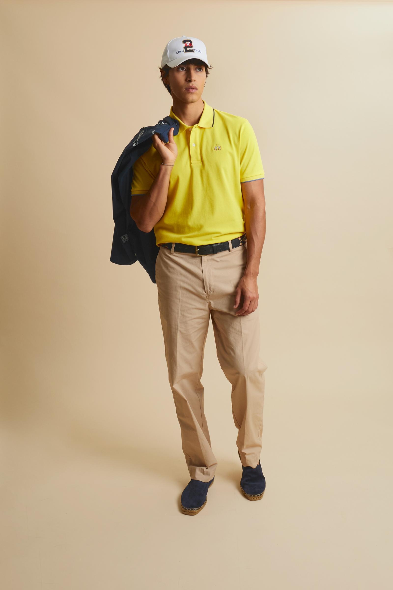 Men’s cotton poplin chino trousers - Cassian