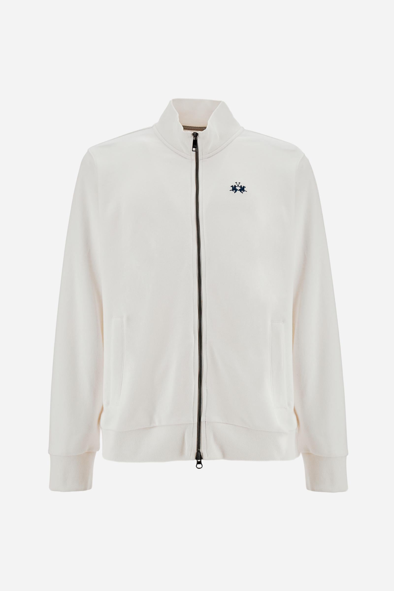 Men’s full zip cotton French Terry sweatshirt – Caden